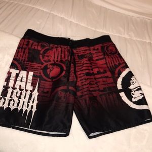 Men’s size 38 swim metal mulisha trunks
